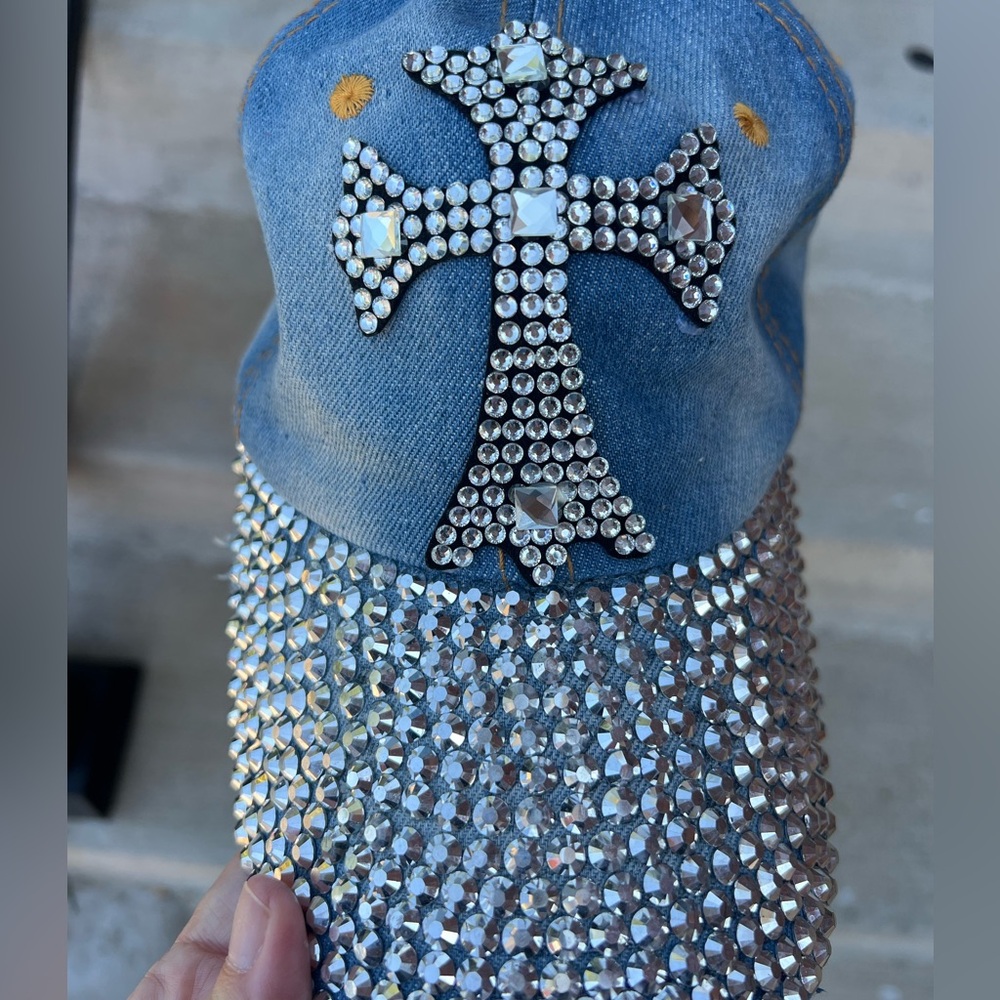 Rhinestone baseball hat